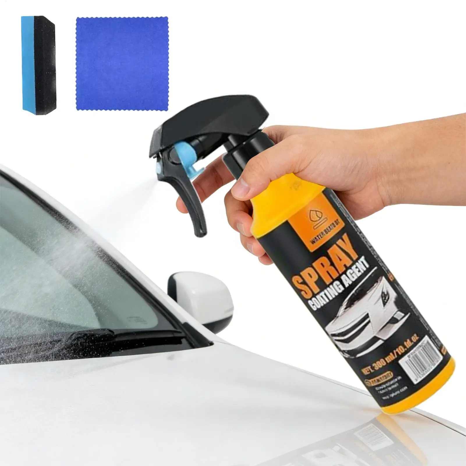 300ml Ceramic Coating for Cars Glass Paint Shine Detailer Hydrophobic Glass Agent Spray Quick Drying Film for Auto Oxidation