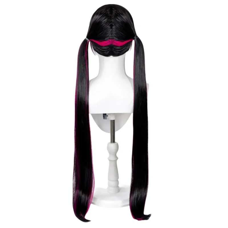 Monster High Draculaura Cosplay Wig Role Play Costume Long Hair High Quality Heat Resistant Halloween Carnival Accessories