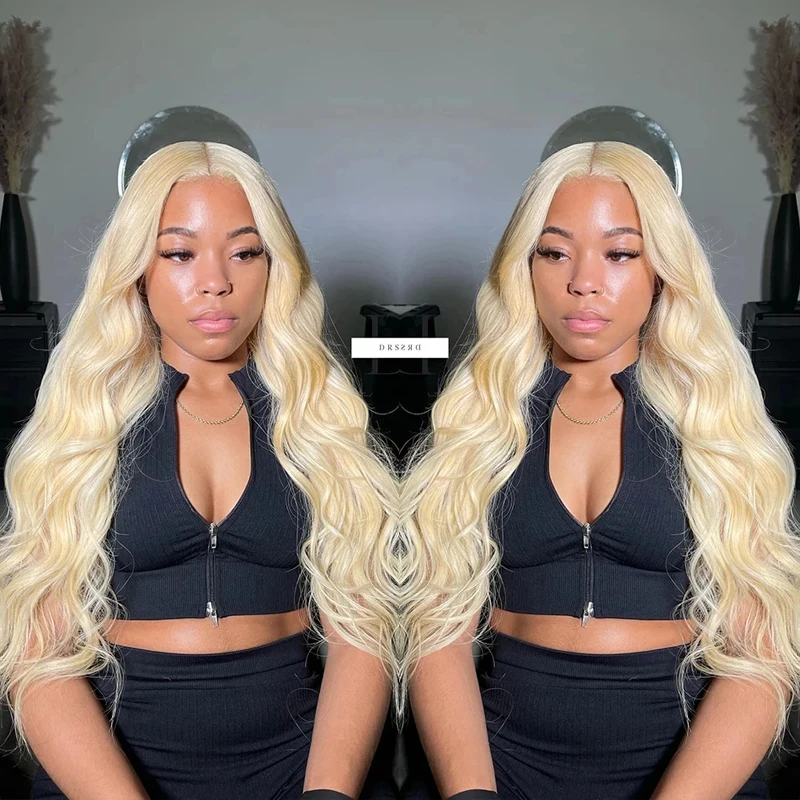 

200 Density Body Wave Wigs Human Hair for Women Choice 613 Honey Blonde 13x4 13x6 hd Lace Front Human Hair Curly Wigs on Sale