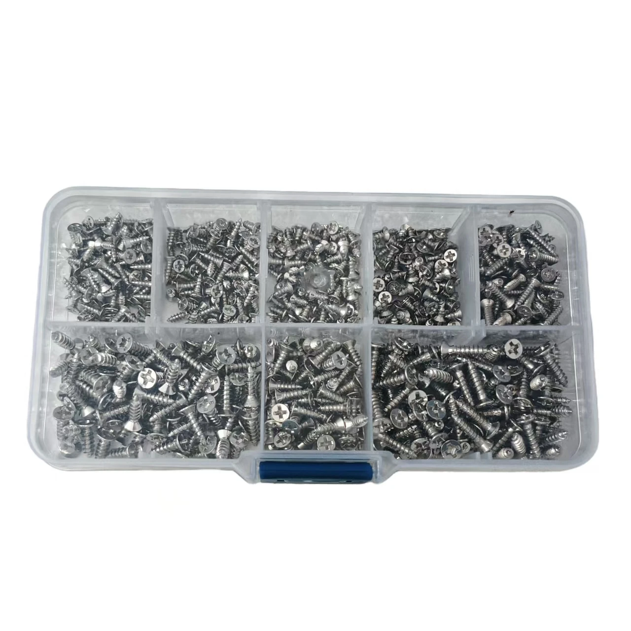 800pcs Miniature Self-Tapping Screws Assortment Set, M2/M2.6/M3 Assorted Sizes, Phillips Pan Head, Stainless Steel (or Carbon St