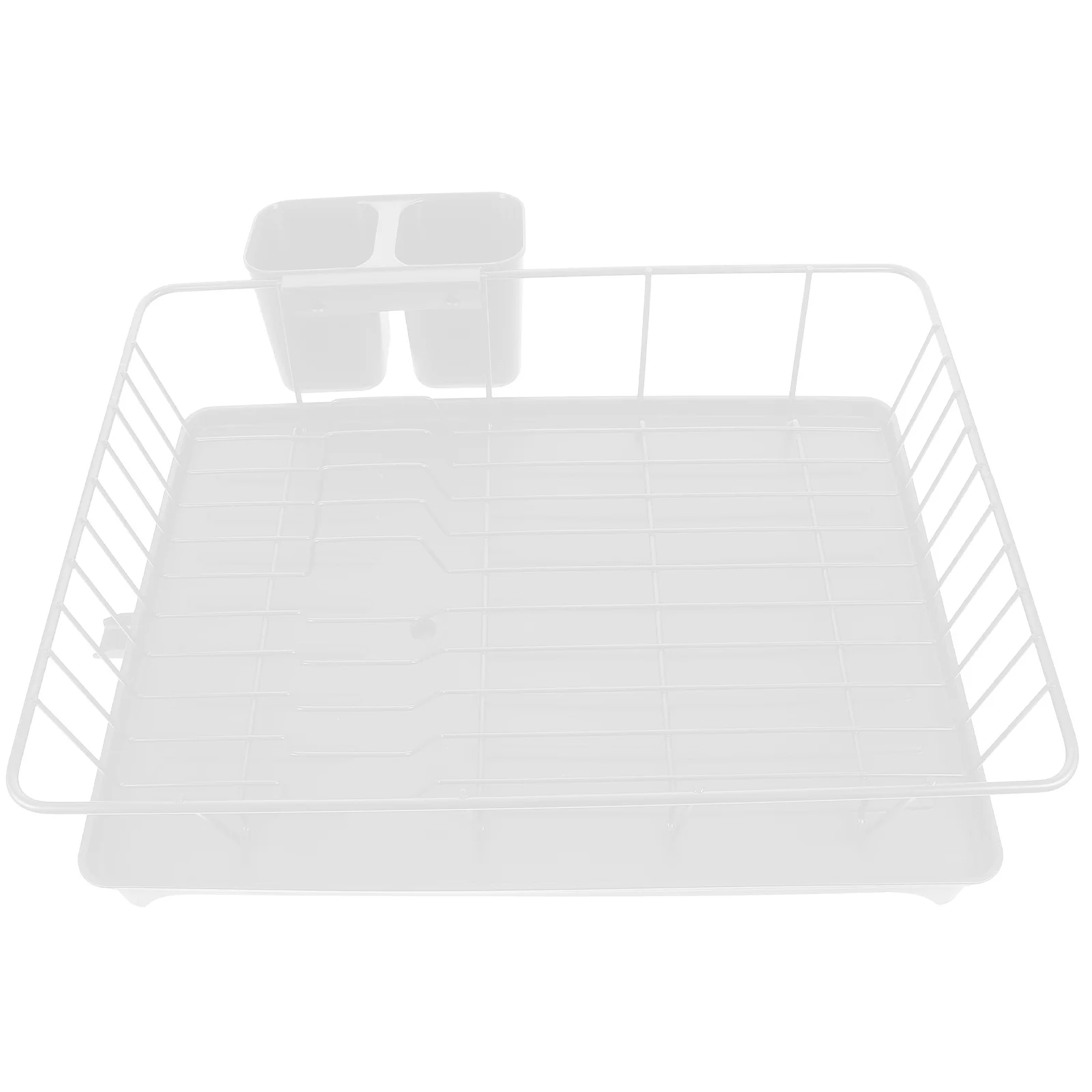 

Large Capacity Dish Bowl Plate Drainer Metal Bowl Cutlery Holder Countertop Drain Drying Rack Over Sink Dish Drainer Kitchen