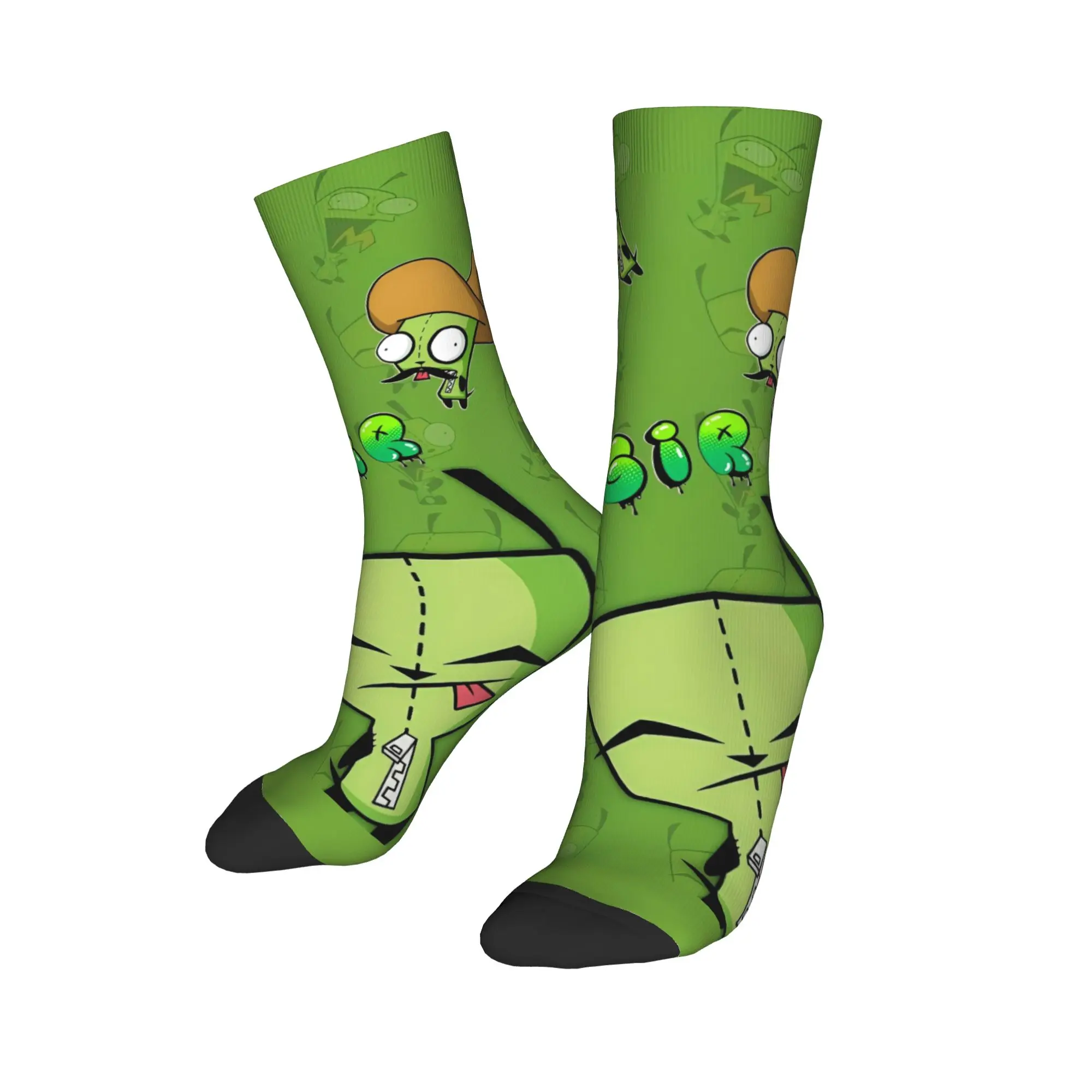 Autumn Winter Colorful Women Men Invaders Zims  Socks Cartoon Breathable Sports Socks,