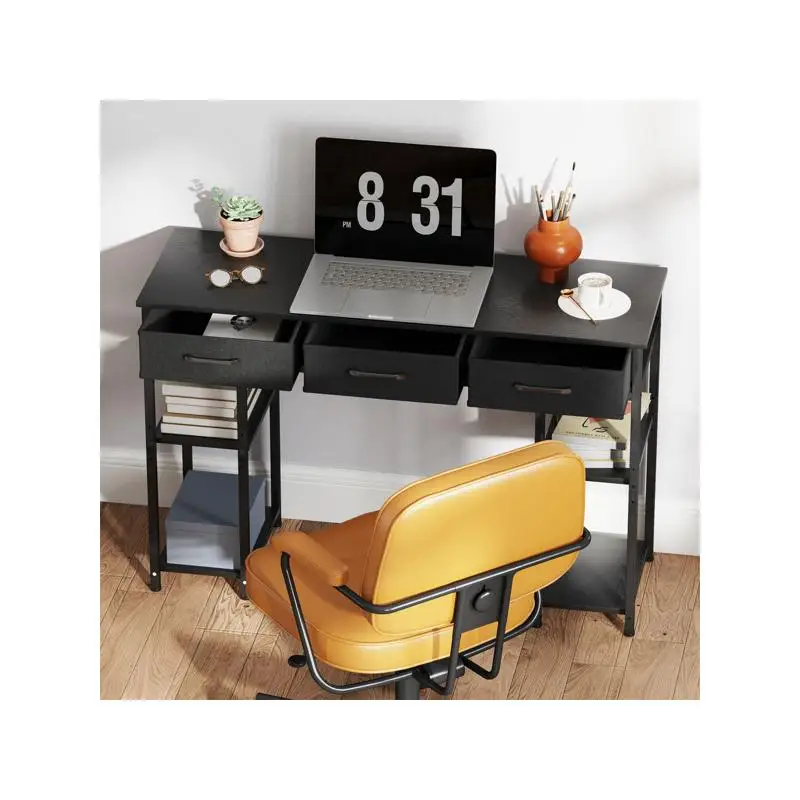 Office Writing Desk - Computer Desk with Ample Workspace and Modern Design for Home or Office