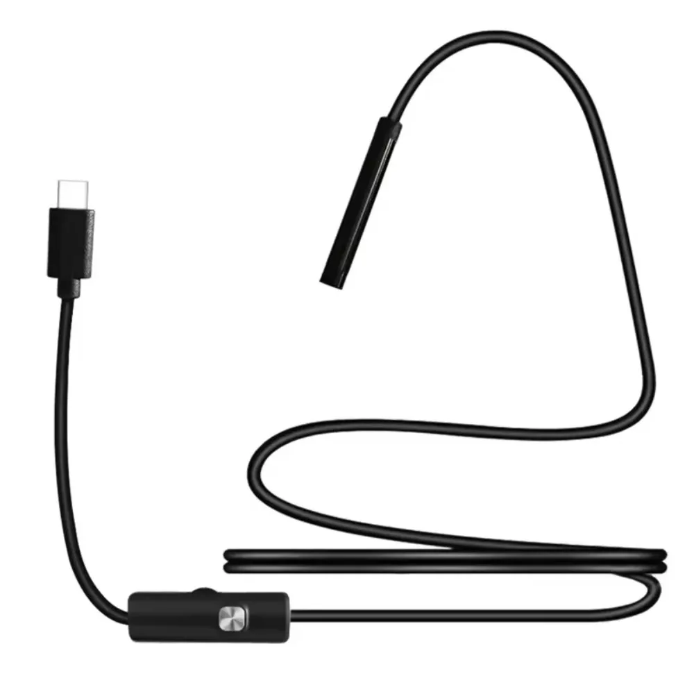 for Mini USB 3 in 1 Industrial Endoscope IP67 Waterproof SD Card Storage 1 Year 8mm Lens Wide Angle Night Vision