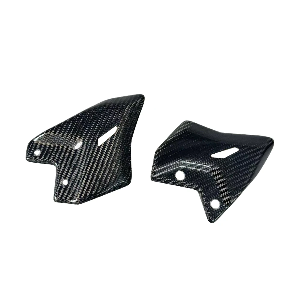 Adatto per Kawasaki Ninja 650-z650 accessori moto pedale posteriore bordo ala bordo di protezione posteriore in fibra di carbonio 2017-2024