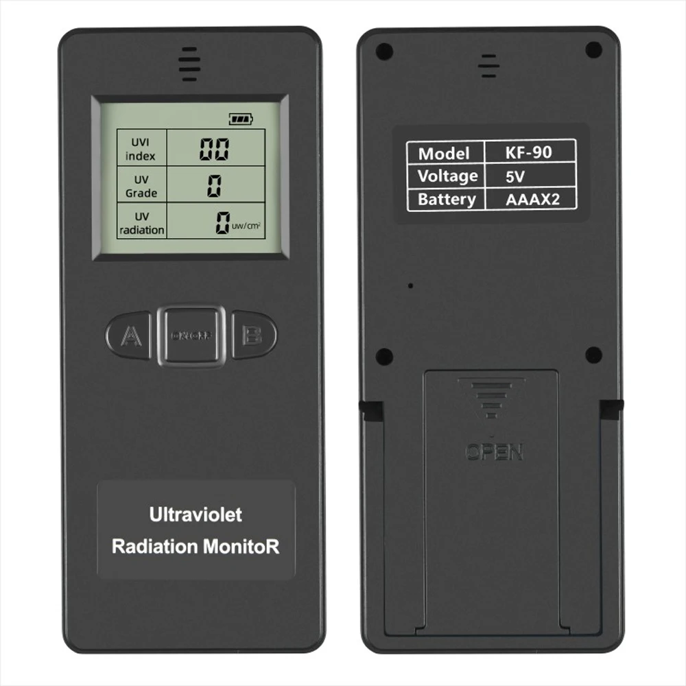 Portable Digital Ultraviolet Radiation Detector Ultraviolet  UVI Meter Radiometer Tester Protective Equipment Testing