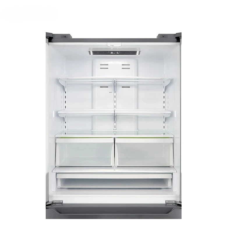 2025 22.5 مكعب. قدم. ثلاجة بباب فرنسي - نمط مدمج بعمق مضاد مع نظام تبريد مزدوج وإضاءة LED