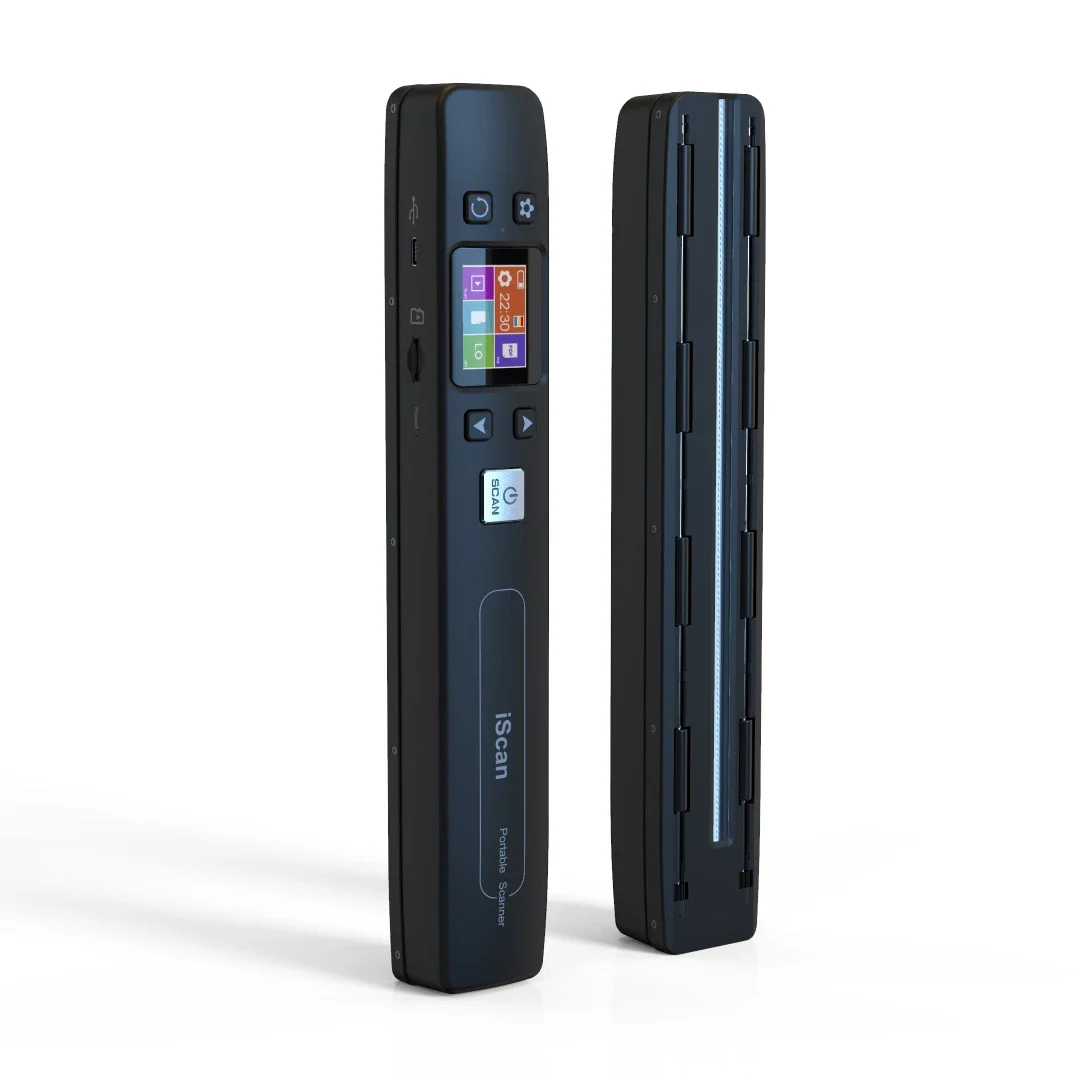 Portable 1050DPI WiFi Handheld Flat Scanner - Wireless HD Scanner for Documents, Photos & Homework, JPG/PDF, No Driver Required