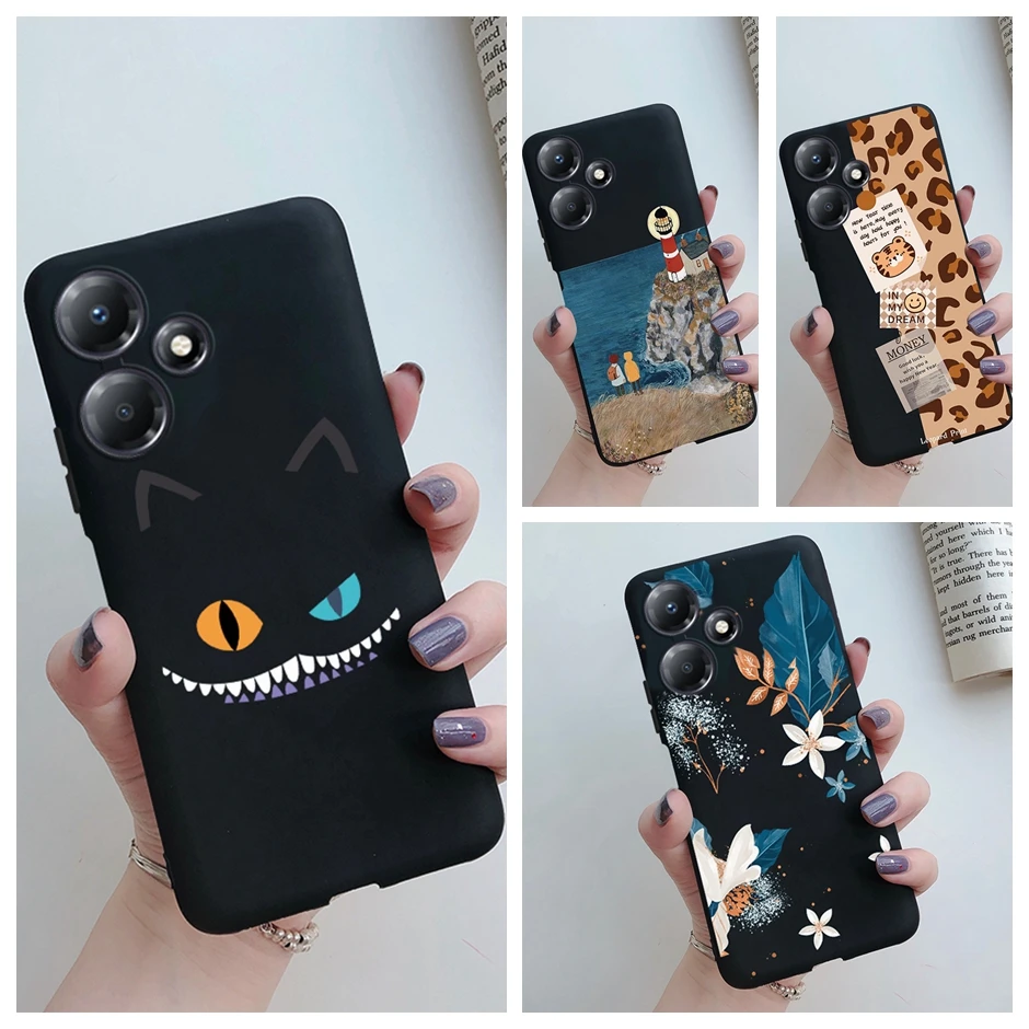 For Infinix Hot 30 Play Case X6835B Soft Silicone Funny Pattern Phone Cover for Infinix Hot 30 Play NFC Hot 30Play Cases Fundas