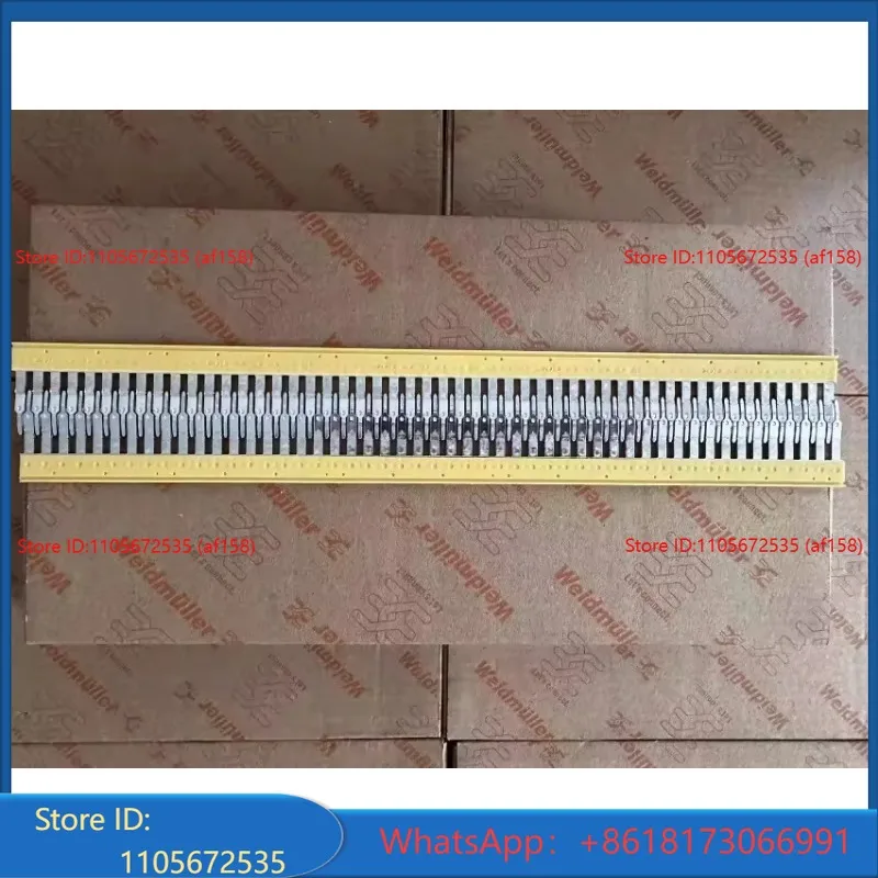 ZQV 2.5/50 Weidmuller ZDU2.5 series comes with a 50 piece horizontal connector short strip 1697540000