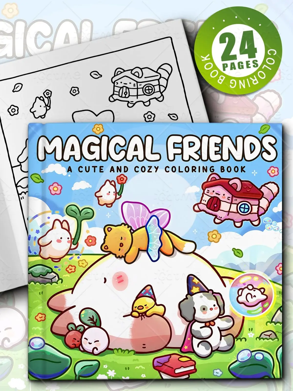 COZY CUTIES Schattig & comfortabel kleurboek met opvallende patronen voor volwassenen Schattig tekenboek Perfect cadeau voor feestjes en verjaardagen - afbeelding 2
