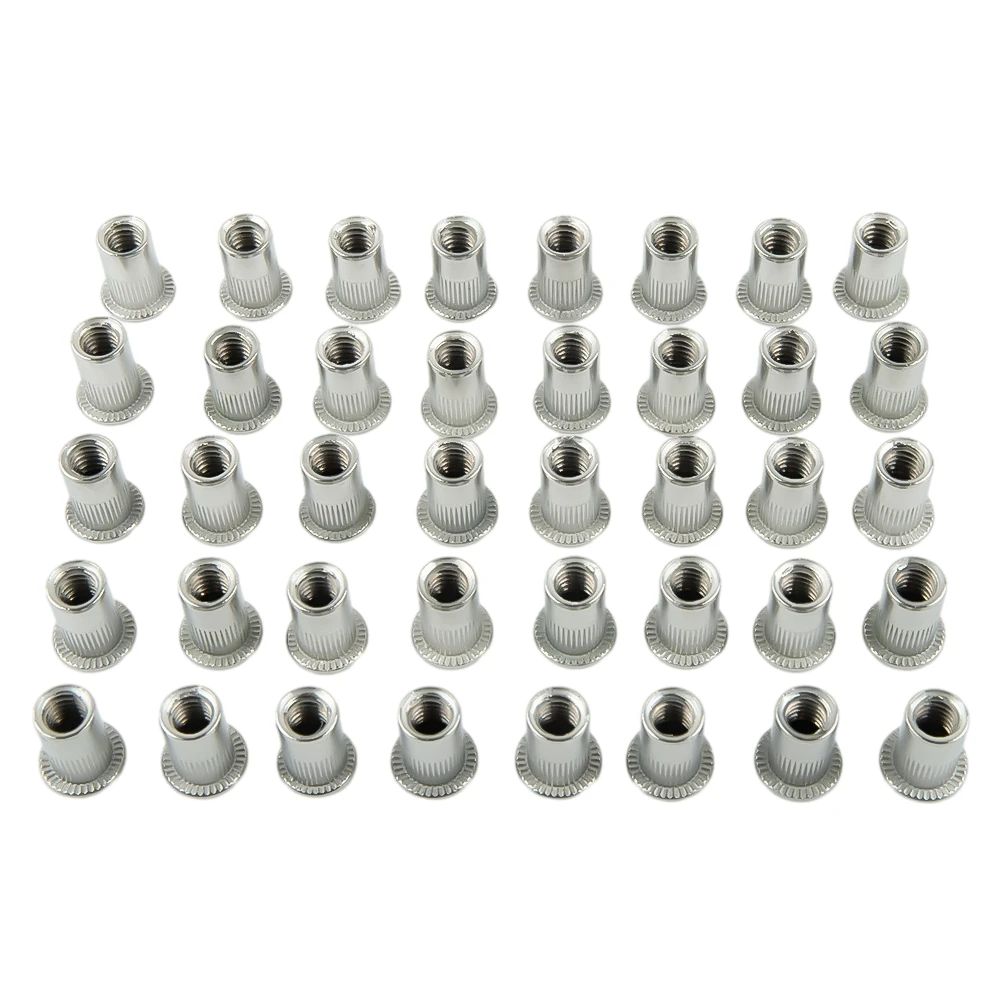 

Automotive Decoration Rivet Nuts Stainless Steel 1/4\\\"-20 Thread 15.5mm Length Fastener Threaded Insert Nut Rivnuts Lock Nuts