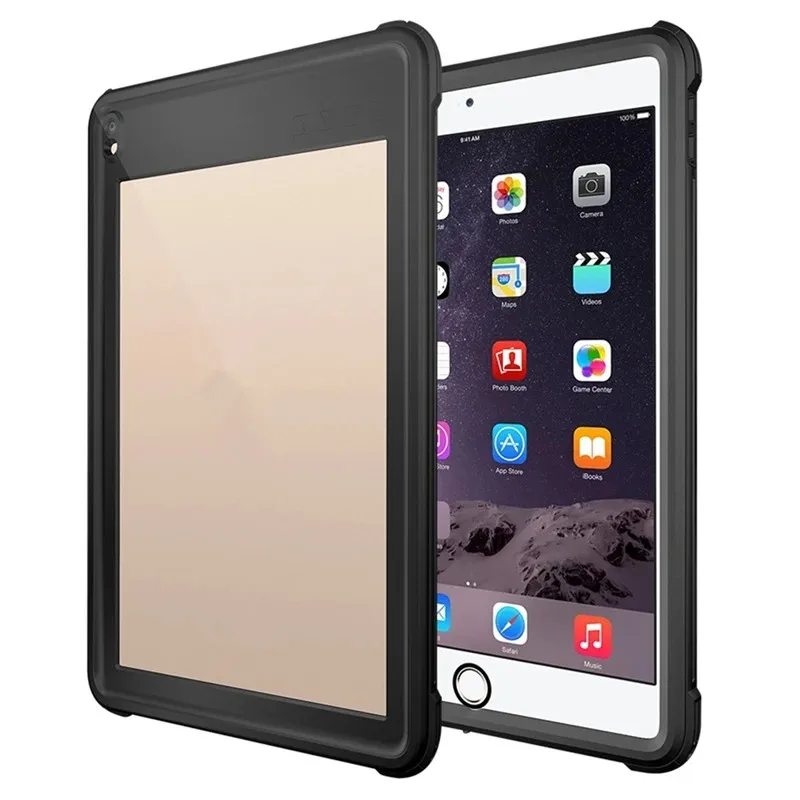 Shellbox Waterproof Case for iPad Air 2/3/4/5 Mini 4/5/6/Pro 11/9.7/10.5/10.9/12.9 Defender Cover for iPad 10.2/9.7 2017 2018