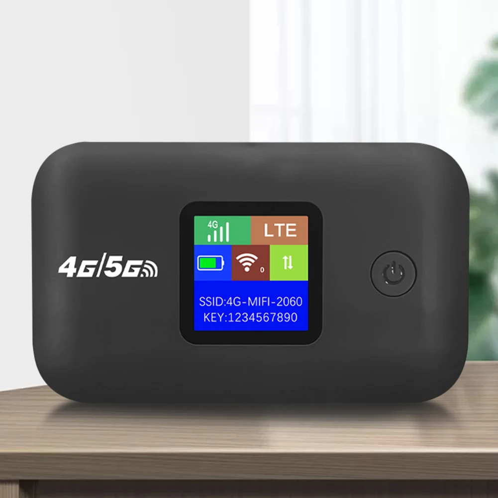 4G/5G 모바일 와이파이 라우터 150Mbps 4G LTE 무선 라우터 3000mA 휴대용 포켓 MiFi 모뎀 모바일 와이파이 핫스팟 (SIM 카드 슬롯 포함)