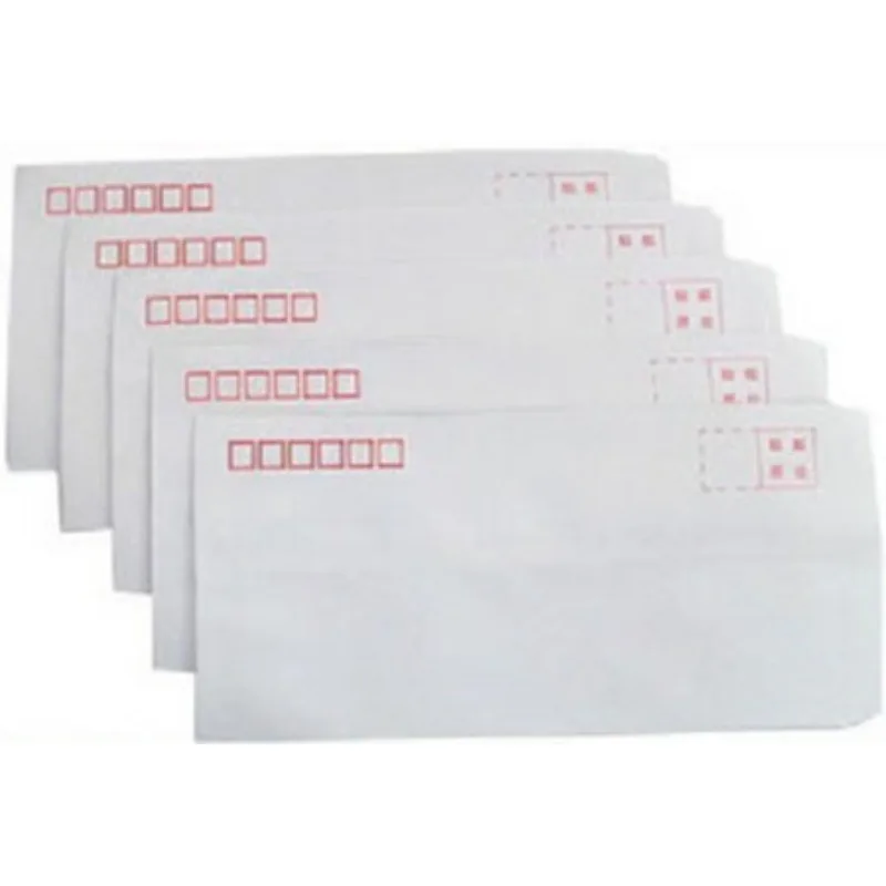 Multi Size White Kraft Business Envelopes No.3 No.5 No.6 No.7 No.9A4 Standard Office Document Mailing Letter Packaging view 4