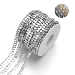 3mm Waterdrop Round Shaped DIY Handmade Stainless Steel Chain for Bracelets Necklaces Anklet - Versatile Jewelry Making Supplies
