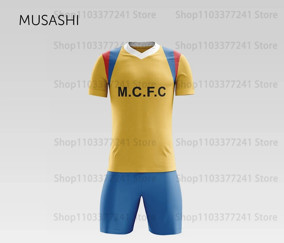 

Captain Tsubasa Football Jersey Set 3D Nankatsu Print Kids Cosplay Anime T-Shirt Shorts Set Summer Men/Women Sports Tees Outfits