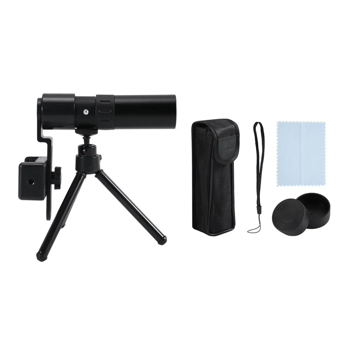 L79A 10-300X Zoom HD Portable Strong Binoculars Long Range Professional Spyglass Monocular Telescope Low Night Vision Black
