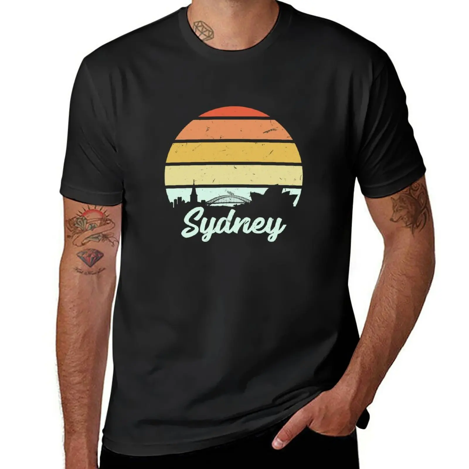 

New Sydney Australia Souvenir T-Shirt vintage clothes quick drying t-shirt mens graphic t-shirts