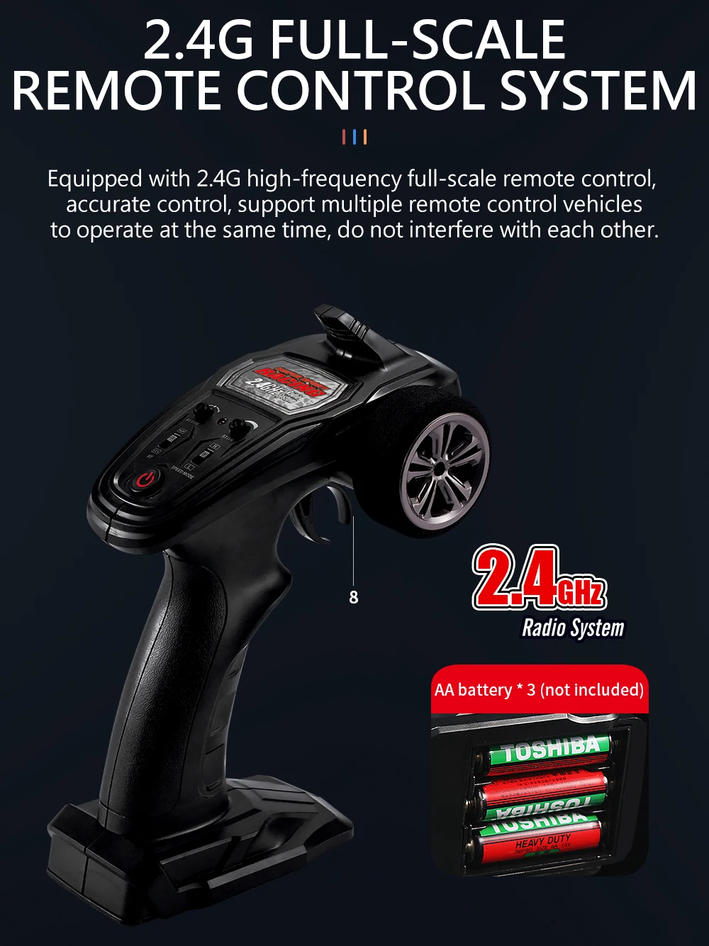 40KM/H عالية السرعة KF15 1:16 RC سيارة 2.4G شاحنة تعمل بجهاز التحكم عن بعد الكهربائية على الطرق الوعرة الانجراف سباق السيارات اللعب