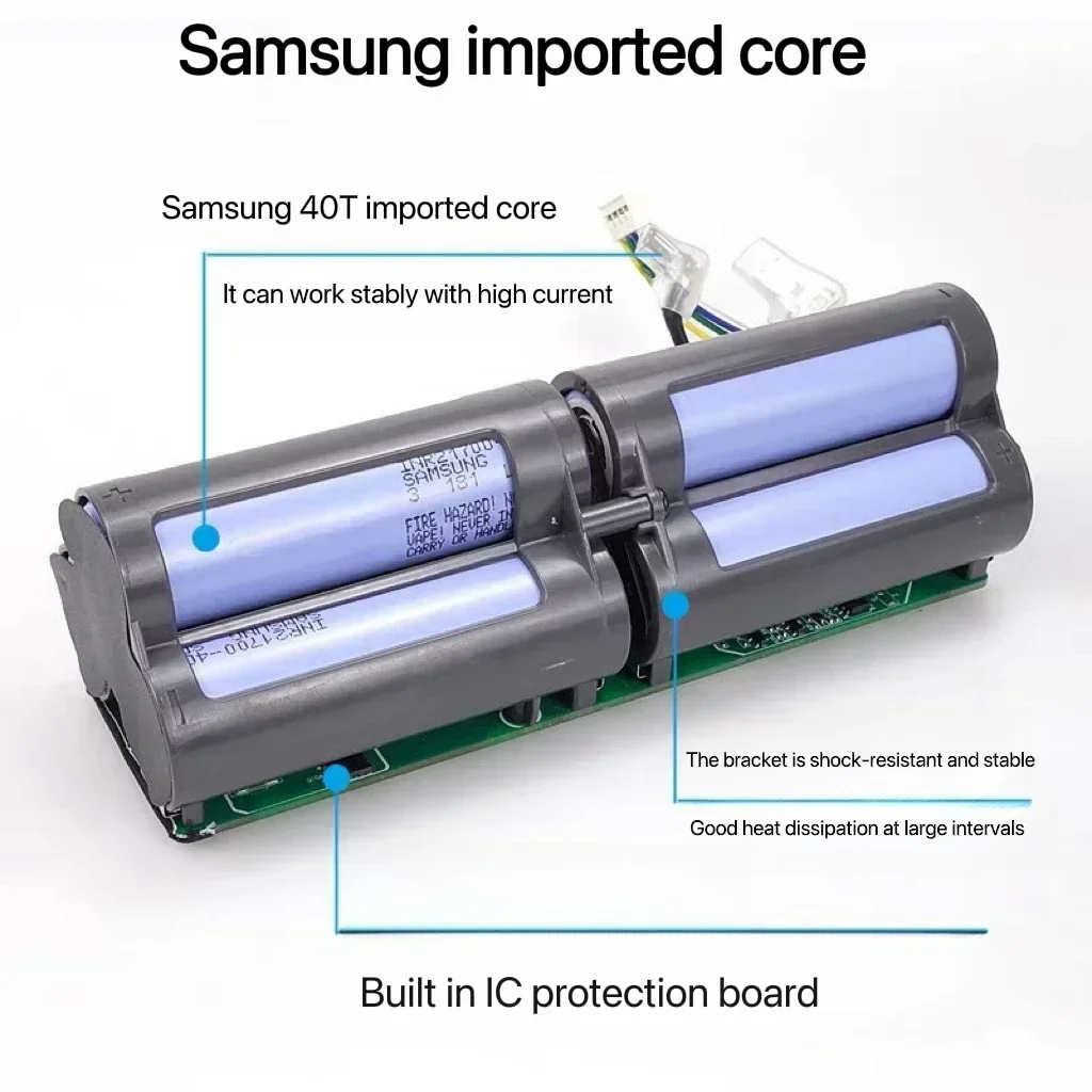 ใหม่ 6800mAh 12800mAh แบตเตอรี่ลิเธียมสําหรับ Dreame H10,H11,H11 Max,H12Max ,H13,VWV8,HHR24A ชั้น scrubber แบตเตอรี่