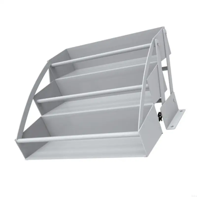 Drop Down Spice Rack 3 Tiers Pull Down Kitchen Cabinet Retractable