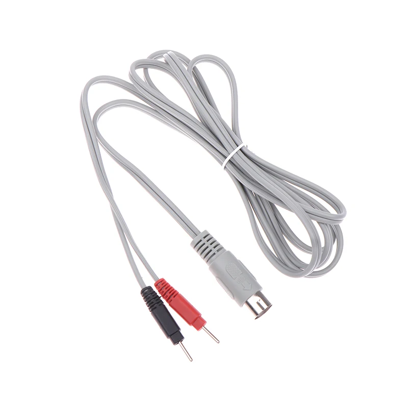 Fils d'électrode pour machine de massage TENS, prise 5P, câble d'électrode, rouge, noir, accessoire de machine thérapeutique, 2m