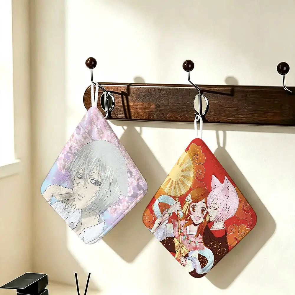 Anime K-Kamisama K-Kiss Wear Resistant Hand Hanging Kitchen Towel,Polyester Cotton Material, Wiping Towel For Home