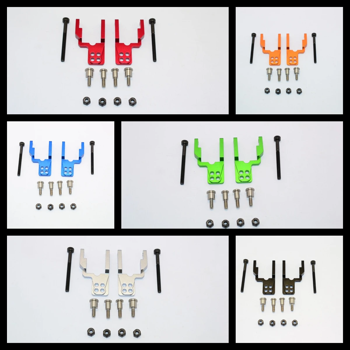 

GPM ALLOY REAR DAMPER MOUNT WITH MULITPLE HOLES-1SET For TAMIYA CC01