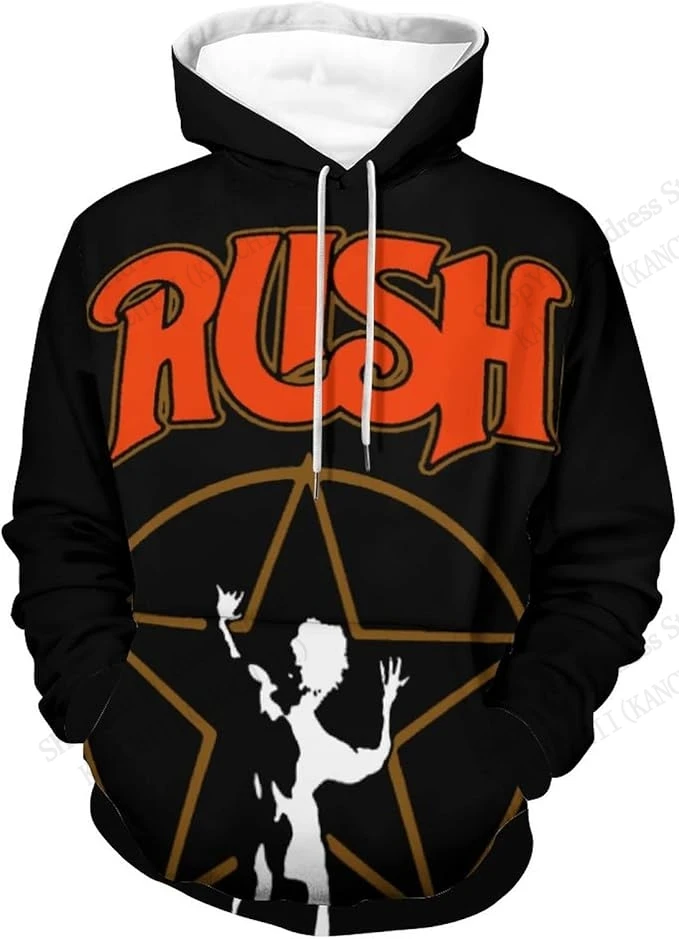 روك باند راش ثلاثية الأبعاد طباعة هوديي الرجال النساء موضة في الهواء الطلق هوديس النساء تعرق الرجال الملابس مغني الراب ملابس رياضية