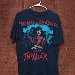 Camiseta Original de Michael Jackson Thriller, talla grande