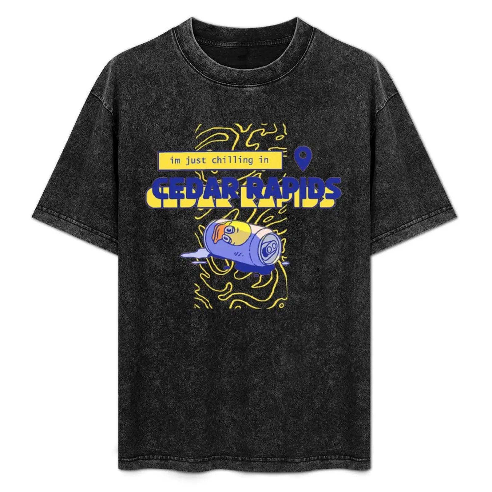 

Cedar Rapids Quackity T-Shirt Urban Casual Loose Fit Tee