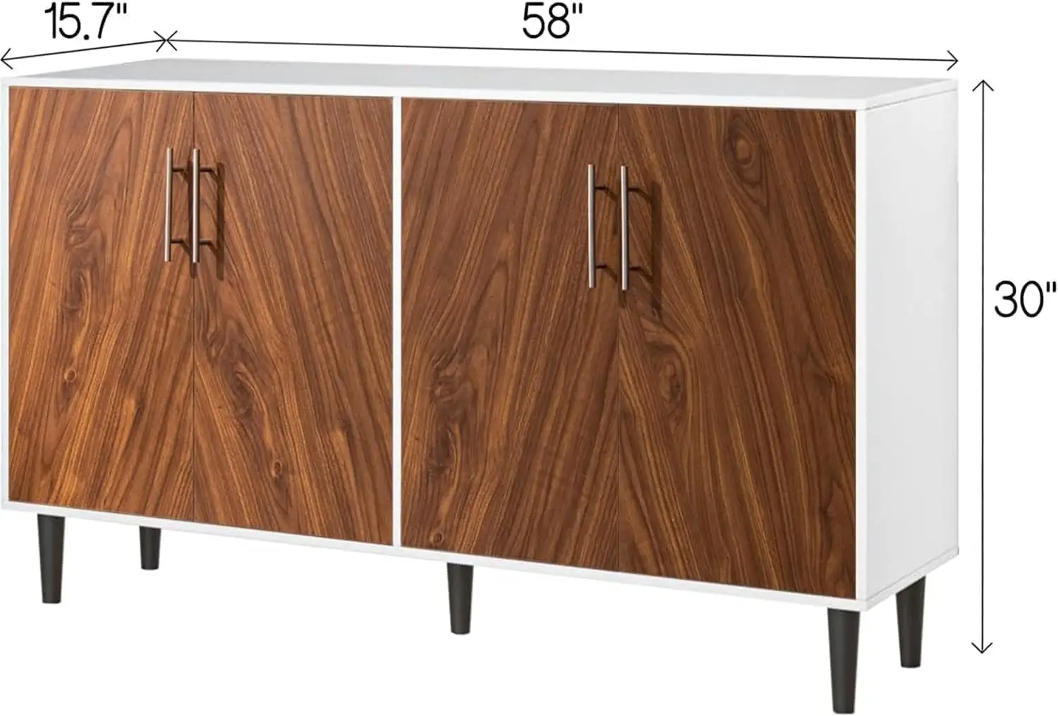 Coffee Bar Cabinet with Storage, 58