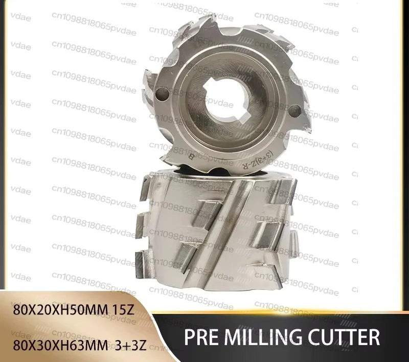 ToolParts1Pair(L+R)80X20XH50mm15TPCDPreMillingCutterDiamond Woodworking Trimming for KDT Nanxing HOMAG Wood Edge Banding Machine