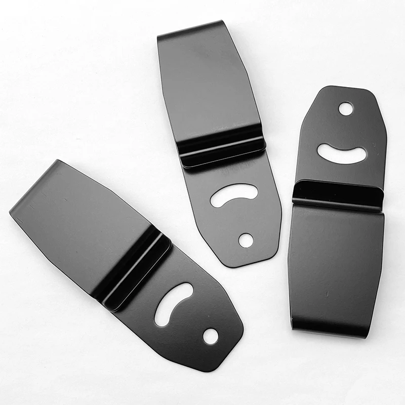 1Piece Stainless Steel Sheath Clips KYDEX Sheath Waist Clip Knife Sheath Back Clip Pocket Carrying Replacement Accessories