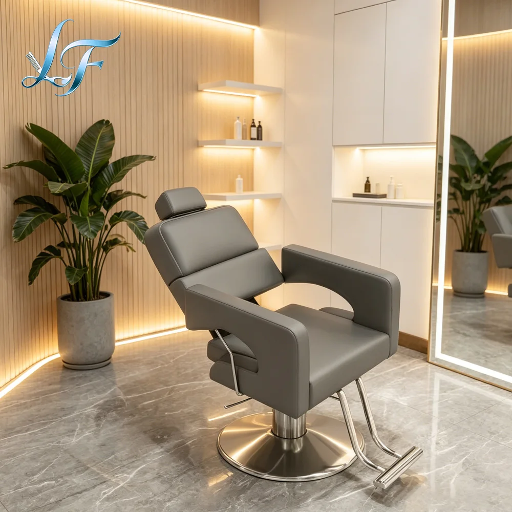 Silla de Salón de Belleza de Lujo para Mujer, Silla de Peluquería, Maquillaje, Barbería, Muebles Portátiles, Silla de Barbero de Diseño