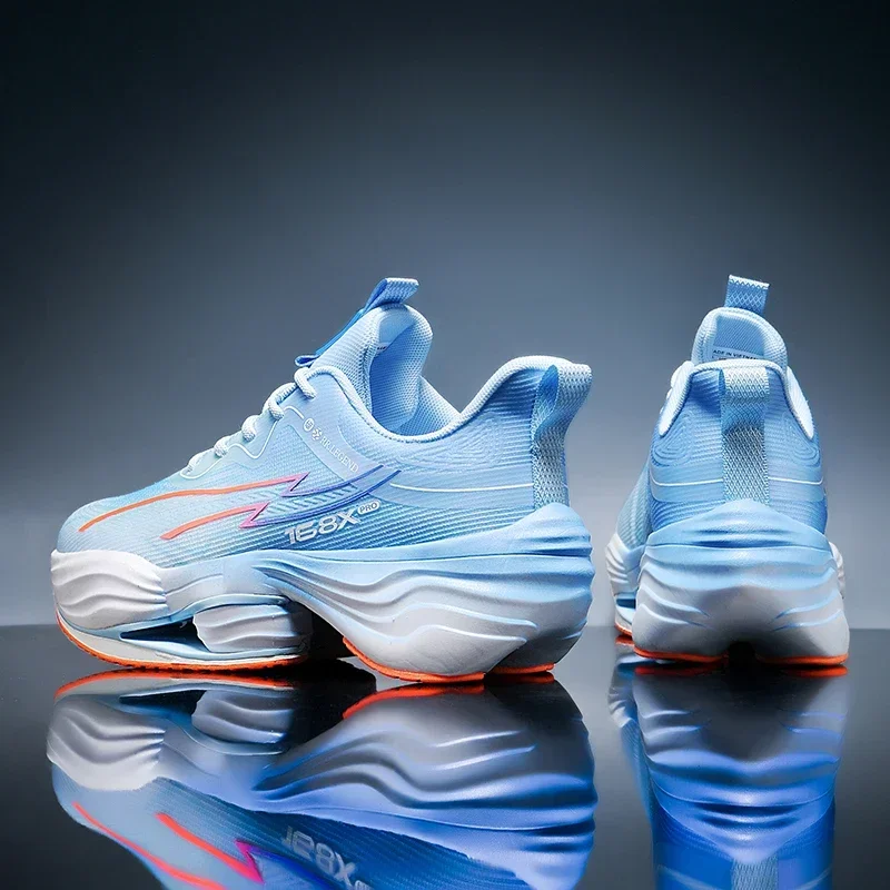 

High-quality Road Running Shoes Light Comfy Sports Jogging Soft Cushioning Sneakers Men Versatile Outdoor Leisure Training Shoes
