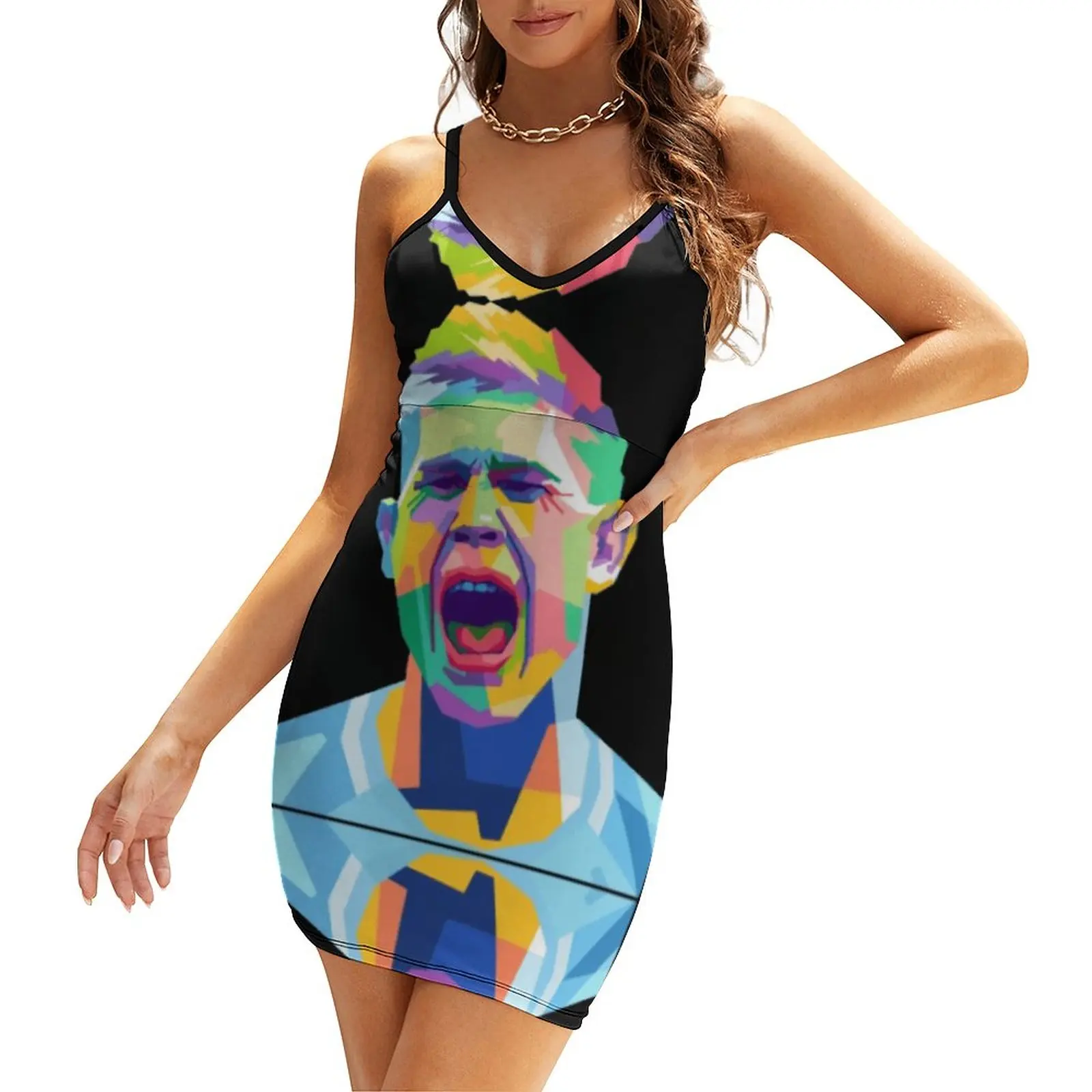 

Belgium Kevinss And De Bruyness 16 Funny Graphic Sexy Woman's Clothing Women's Sling Dress Humor Graphic Vacations Strappy Dres