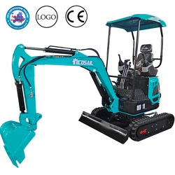 Customization Prices Multifunctional 1.8 Ton Small Digger Crawler Mini Bagger 1800kg EPA CE Mini Excavator Competitive Factory