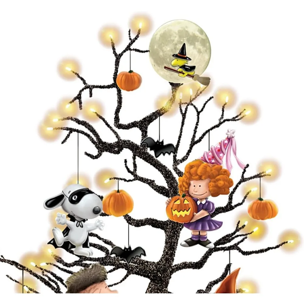 Peanuts It's The Great Pumpkin Illuminated Halloween Tabletop Tree