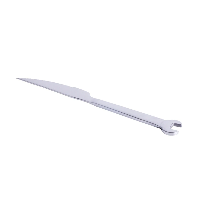 1PCS Wrench Shape Tableware Fork Spoon Gift Fruit Dessrt Salad Forks Home Kitchen Stainless Steel Cutlery