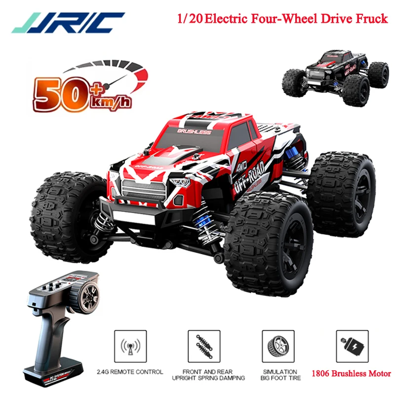 

JJRC C8810 C8811 50KM/H or 35KM/H 4WD RC Car With Light Brushless Motor Cars Remote Controlled High Speed Drift Truck Toy