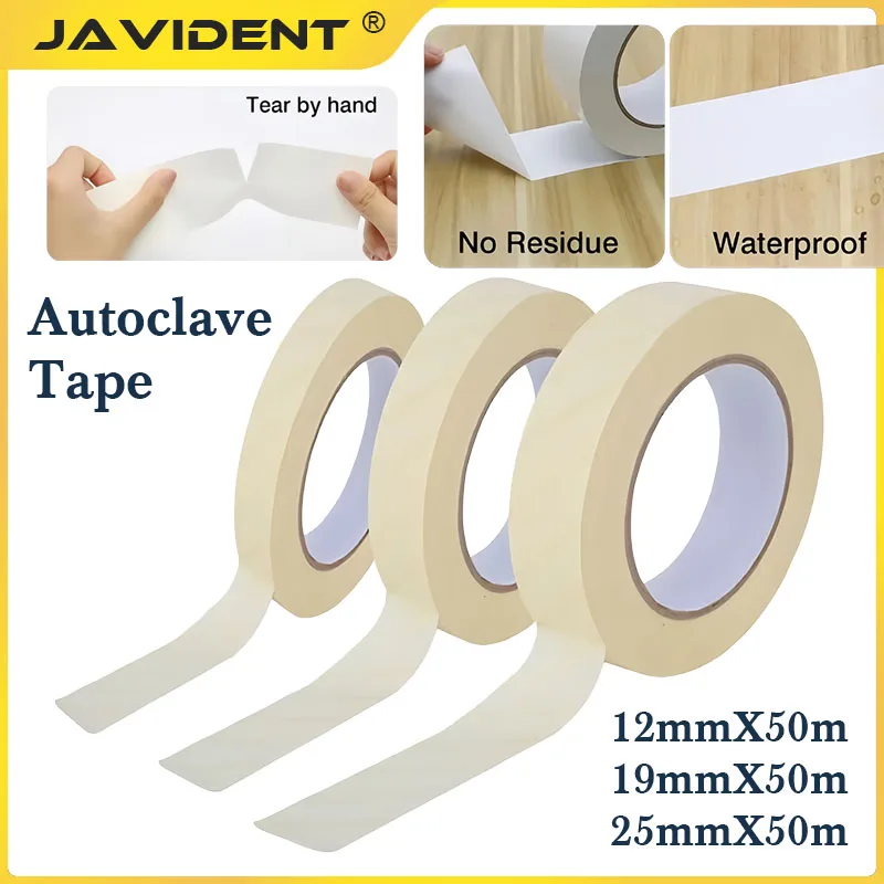 Dental Pressure Steam Sterilization Indicator Tape  Chemical High-Temperature Color-Changing Indicator Tape Display Card