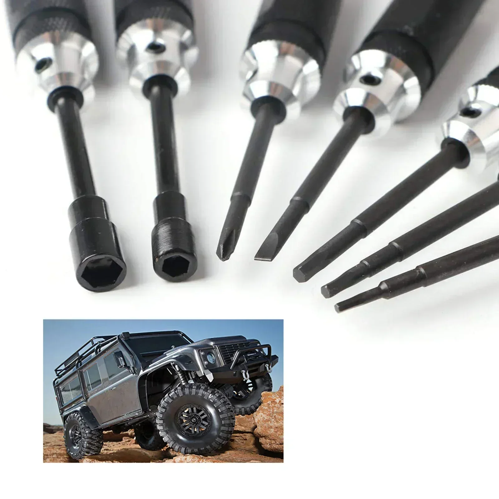 Set di cacciaviti in acciaio da 7 pezzi Kit di attrezzi RC per elicottero modello auto RC