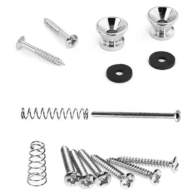 

LALA 1 Set Electric Guitar Screw Kit Sorting Box for Electric Guitar Bridges Pickups Tuners Switches Neck Plates Springs 3 Piec