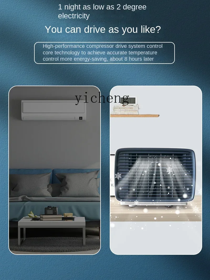 ZC-aire acondicionado doméstico portátil, compresor sin instalación, refrigeración, mosquitera portátil, aire acondicionado pequeño