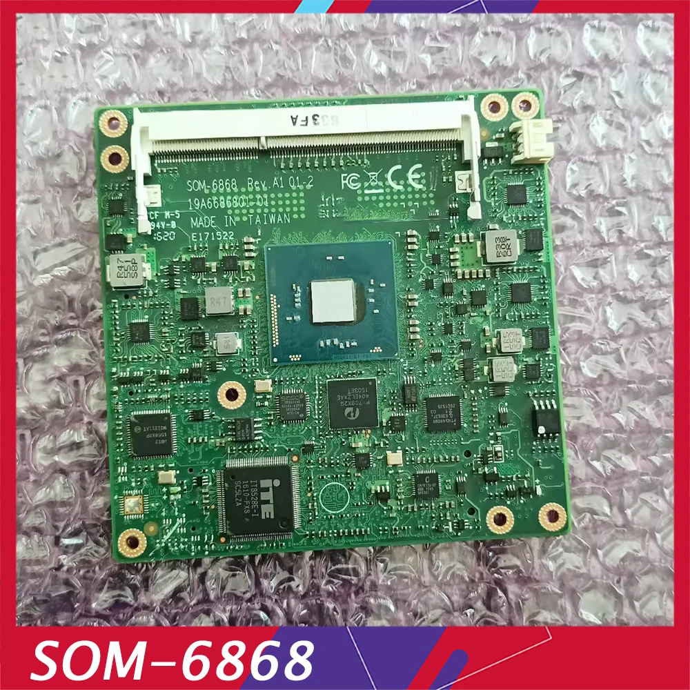 For Advantech Industrial Control Motherboard SOM-6868 Rev. A2 01-1 A1 01-2