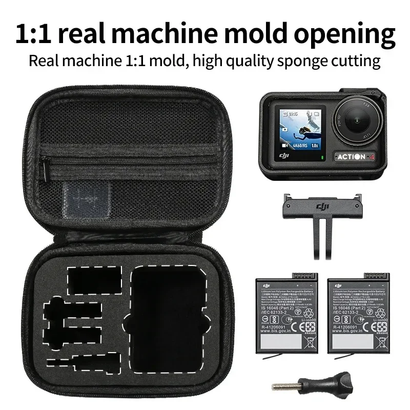 CoverJoy Storage Case for DJI Osmo Action 5 Pro /4 /3 Compact Protective Bag Waterproof Camera Carrying Box Organizer