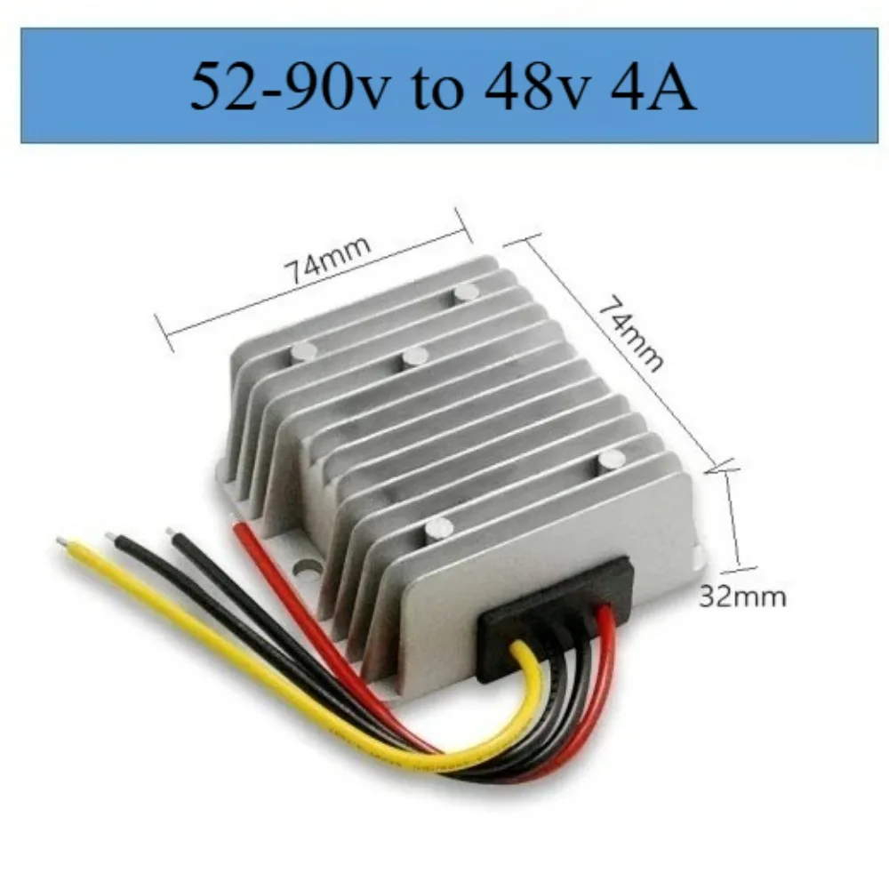 52-90v to 48v 1A 2A 4A 6A 10A DC DC Converter Step Down Buck Automotive Regulator Voltage Regulator For Car Device Efficiency