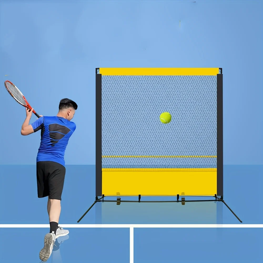 

Tennis Practice Rebounder Net Rebound Wall for Tennis & Racquet Sports Ball Portable Backboard for Indoor & Outdoor Training